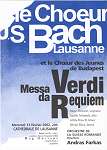 Le Requiem de Verdi à Lausanne avec l´OSR