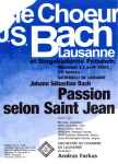 La Passion selon St-Jean à Lausanne